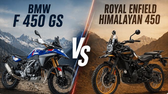 bmw f 450 vs royal enfield 450